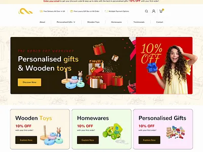 Shop Landing Page Design creative creative mouse design landing page ui web web design website