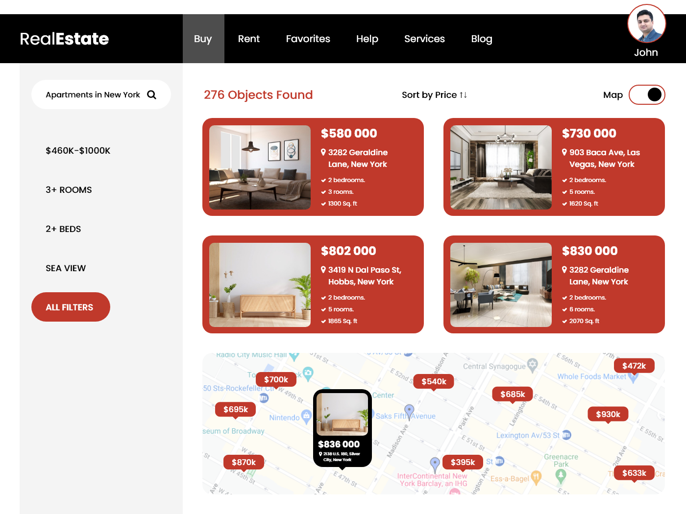 Real Estate Marketplace UI Design by WebDesk Solution on Dribbble