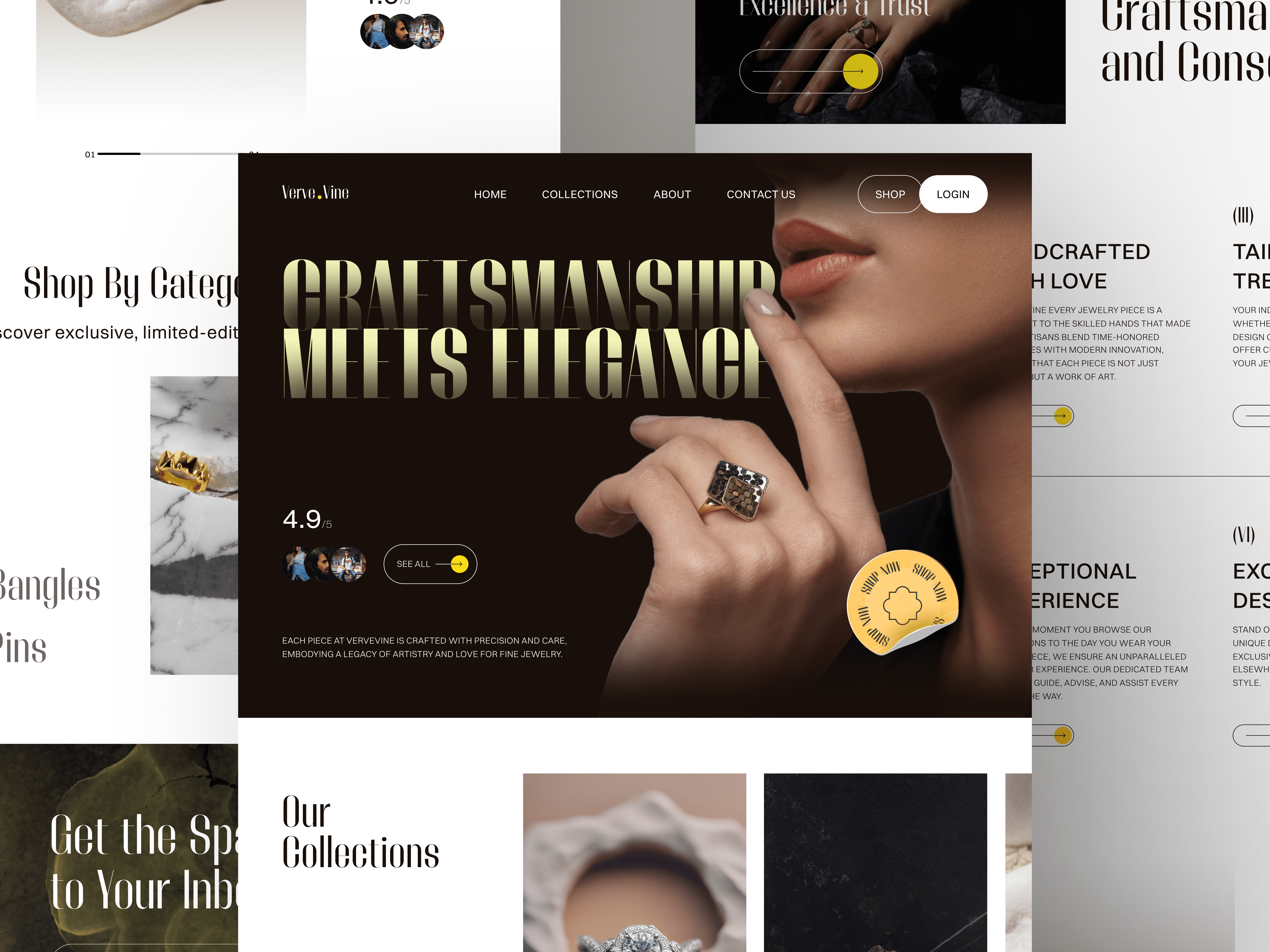 VerveVine: Crafting Elegance, Embracing Excellence ux best practices