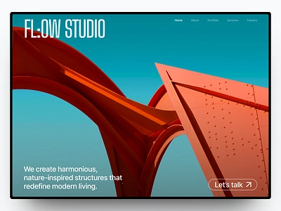 FL:OW Studio: Architecture website agency architecture branding design graphic design landing page real estate studio ui web design website