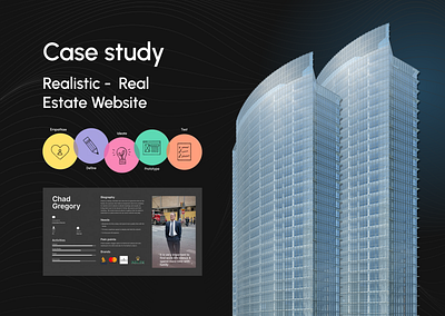 Case Study - Realistic - Real Estate Website case study figma ui ux