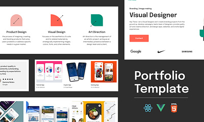 Portfolio - My Portfolio Landing Page figma ui ui interface uiux ux ux research