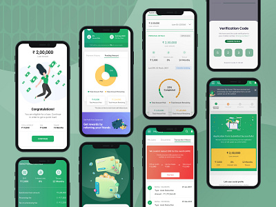 Personal Loan app design finance loan app mobile application ui ux