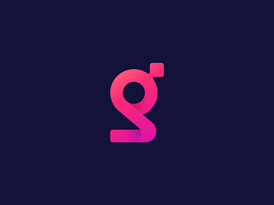 G brand branding design elegant g graphic design illustration letter logo logotype mark minimalism minimalistic modern pixel sign tech