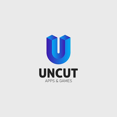 UNCUT Logo Design branding graphic design logo u