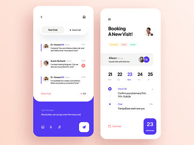 Patient Online Booking appointment appointment app booking app call consultation app doctor health tech healthcare healthcare app medical app medical assistance medical care medicine mobile patient care product design schedule app startup treatment video call app