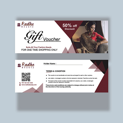 Gift Card Voucher gift card graphic design graphic work voucher