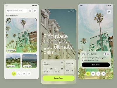 Travel Destination App UI Kit ai beuty design designexcellence digitalexperience elegancy hospitality landingpage minimal residency smooth space user e userexperience userinterface webdesign website website digitalexperience