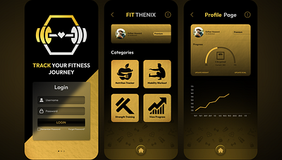 Fitness App Design app design branding exerciseapp fitness fitnessapp graphic design gymapp mobileapp mobileappdesign mobiledesign ui