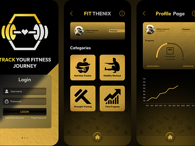 Fitness App Design app design branding exerciseapp fitness fitnessapp graphic design gymapp mobileapp mobileappdesign mobiledesign ui