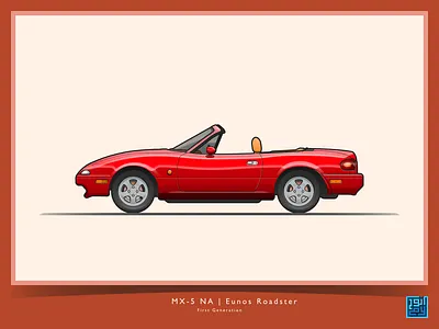 The Art of Wheels: MX-5 NA sports car