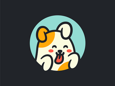 Dog 🐶 adorable animal branding character cute digital dog doge flat illustratio ink logo mascot pet vector
