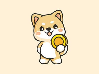 Shiba Coin animal character coin crypto cute dog doge illustration inu jaysx1 nft pet shiba shiba inu vector