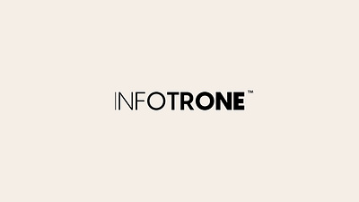 INFOTRONE wordmark advertisting app branding business cosmodrome art creative design font graphic design info lettering logo logofolio logotype malina cosmica mark modern portfolio tech vector