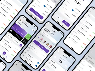 Finance Mobile App 2024 3d animation branding fiance finance finance mobile app graphic design logo mobile app motion graphics ui wallet wallet app