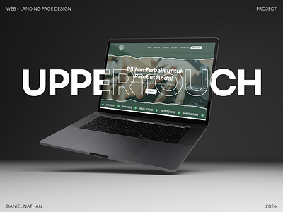 Uppertouch Barbershop - Web Design | UI/UX figma homepage inspiration landingpage mockup prototyping ui uidesign uiexplore uiux uxdesign uxresearch uxwireframe webdesign
