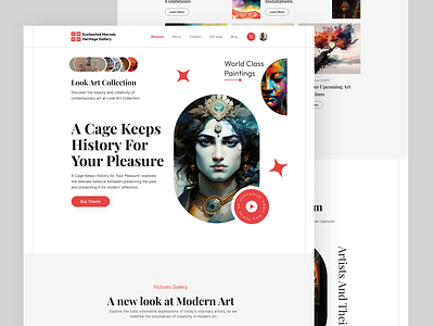 Art Gallery Website Design 2024 trending art art design exploration art gallery best web design best website bold font bold font website modern website museum museum website trendin website ui uiux web design website