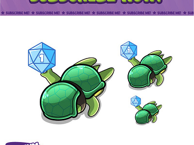 Green Turtle With 1 Bit Badges By Hachiko__art bit badges bit emote design discord emotes facebook emotes gamer hachiko hachiko art illustration loyalty badges streamer sub badges sub emotes twitch emotes ui youtube emotes