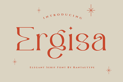 Ergisa Elegant Serif Font lifestyle