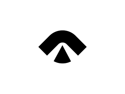 Eye logo design abstract black and white bold branding concept double meaning exprimart eye light logo logo design minimal minimalist modern roxana niculescu vision