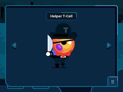 Helper T-Cell design graphic design illustration vector