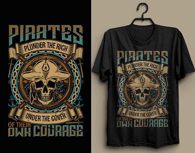 Pirate T-shirt Design custom t shirt design pirate captain t shirt pirate t shirt design t shirt design vintage t shirt design