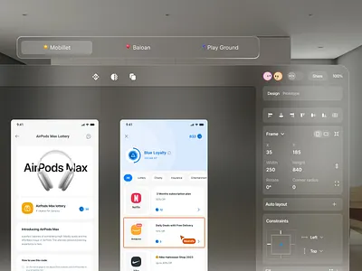 🥽 Figma App for Vision Pro ai apple apple vision pro ar dashboard design tool figma glassmorphism interface design meta meta quest product design quest sketch ui ux virtual reality vision vision pro vr