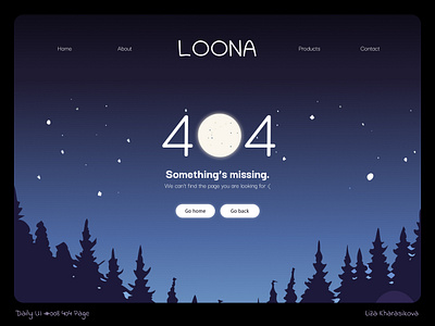 Daily UI #008 404 page design graphic design ui ux