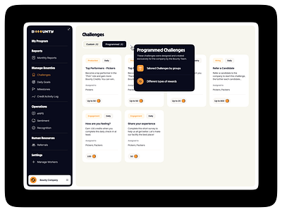 Employer Dashboard creative dashboard employer minimal setup ui web web design