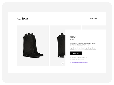 Fashion Ecommerce - Product creative design detail ecommerce fashion information product selling shoes ui web