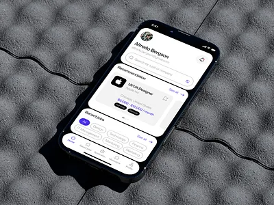 Job Finder App - Concept app app design application interface job job app job portal app job recruitment app job seeker app job vacancy app mobile