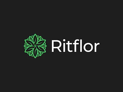 Ritflor best logo brand design flower flowers graphic design identity logo logo design logos logotype ritual vector