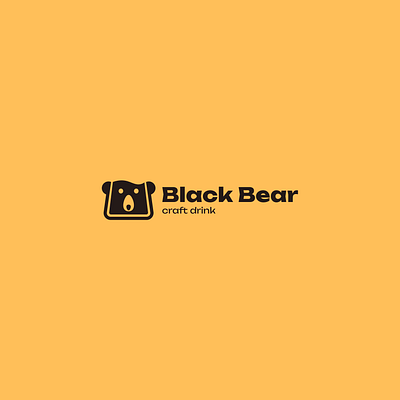 Black Bear bear beer brand branding craftdrink design drink identity logo logotype