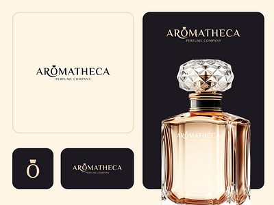 Aromatheca aroma beautiful brand branding design identity logo logotype perfume