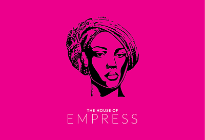 The House Of Empress branding design graphic design illustration illustrator logo typography vector