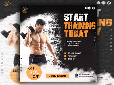 GYM BANNER banner banner design design photoshop poster