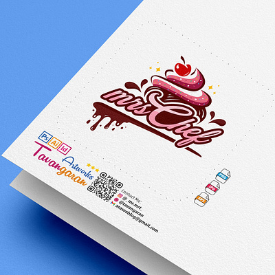 Mrs. Chef Confectionary Logo confectionary confectionarylogo delicious deliciouslogo logo logodesign sweets sweetslogo