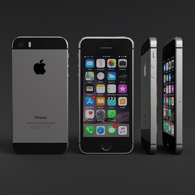 Apple iPhone 5s (2013) 3d 3ddigital 3dmodel 3dmodeling 3dvisualization apple blender digital 3d hard surface iphone iphone 5s tech