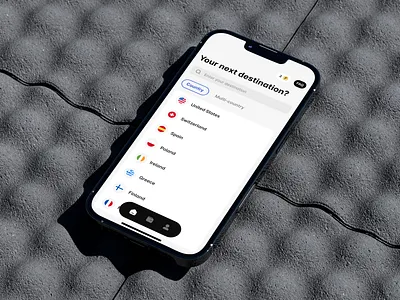 eSIM Cards Mobile Experience black blue box card chart checkout clean dashboard details esim loyalty mobile onboarding referral revolut rewards round simple ui