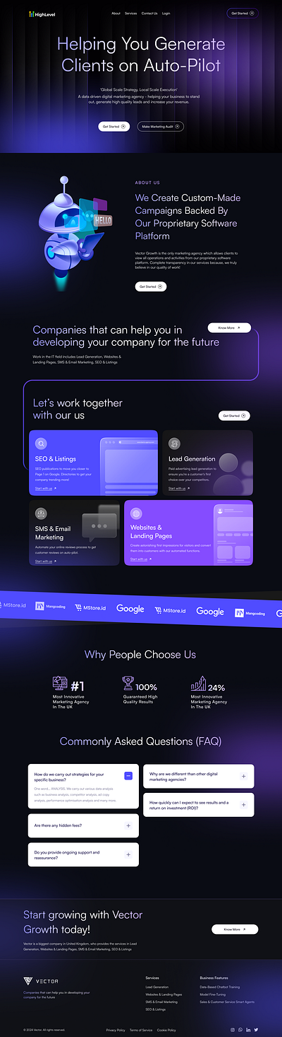 Design Inspiration GoHighLevel design design inspiration go high level gohighlevel gohighlevel designer gohighlevel developer inspiration landing page design