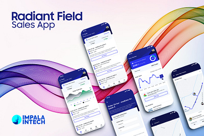 Field Sales Automation App For Radiant Pharmaceuticals android app app design automation automation app ios app product design sales sales app sales automation ui ux