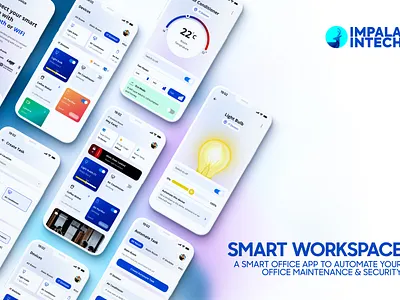 Smart Workspace-Smart Office Automation App android app app design automation automation app ios app mobile app design product design smart app smart office ui ux