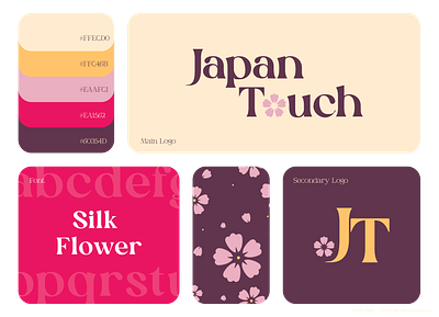 BRAND KIT - Japan Touch brand kit branding design logo