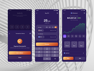 BUY OPTION FOR CRYPTO APP buy buyethereum crypto cryptocurrency ethereum productdesigner uiux web3