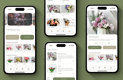 Flowery: flowers and bouquets delivery app