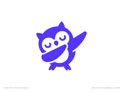 Little Owl logo design best top bird brand identity brand mark branding creative unique cute dabbing education kids logo logo design logo designer mascot minimal modern owl owl logo product symbol
