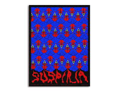 Suspiria Movie Poster classic film film graphic design horror illustration movie movie poster poster print suspiria tessellation
