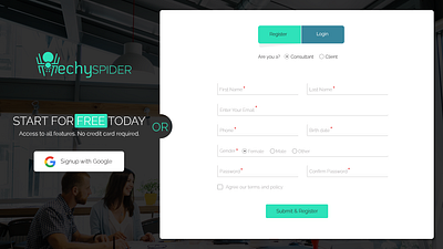 Sign up/Login Web Page UI creativedesigner graphicdesigner loginpageui logo signuppageui ui uiuxdesigner webdesign