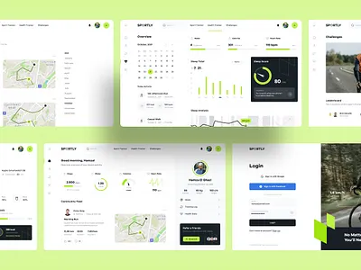Activity Tracker Web App Design app branding design landingpage mobile app ui uiux userexperience userinterface webapp website