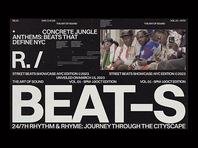 Beats bold bramd branding design editorial fashion grid layout music street strong swiss typography